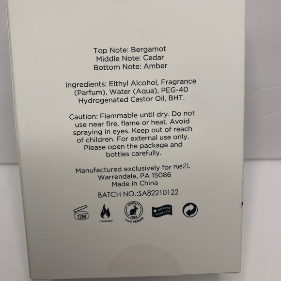 Rue21 Culture Cologne 1.7 Fl. Oz. Limited Edition Scent Men’s - Picture 6 of 8